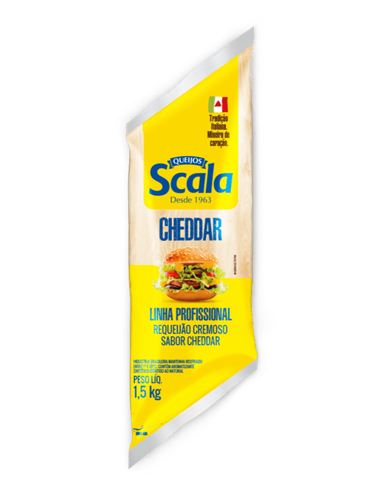 imagem1 Requeijão Cheddar Linha Profissional Scala